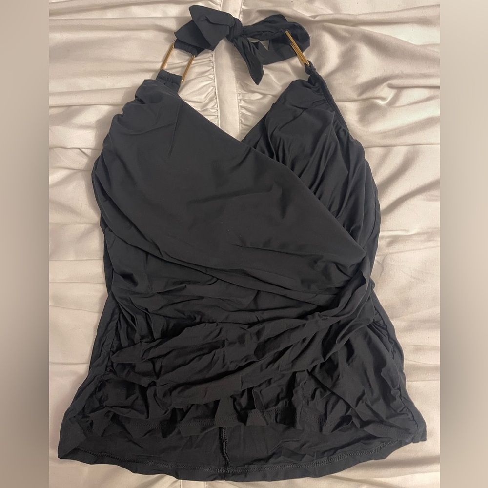 Spanx Black Tankini Top